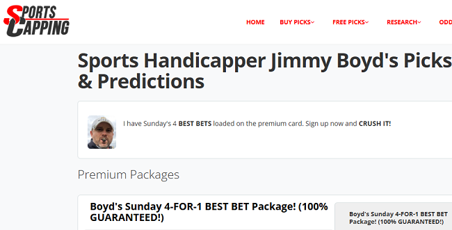 Jimmy Boyd Picks and Predictions