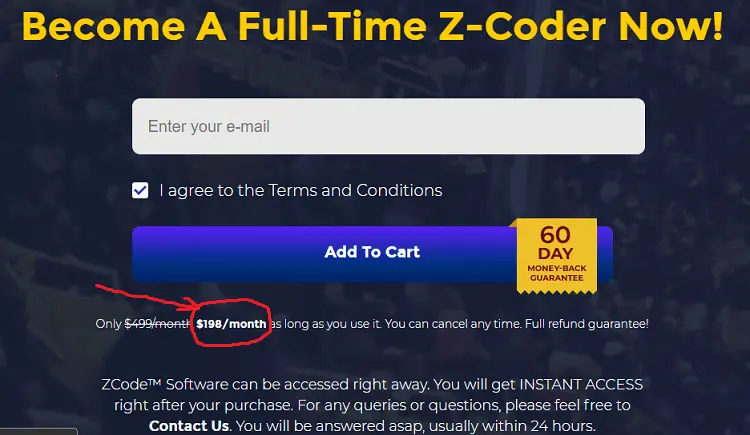 zcode regular price